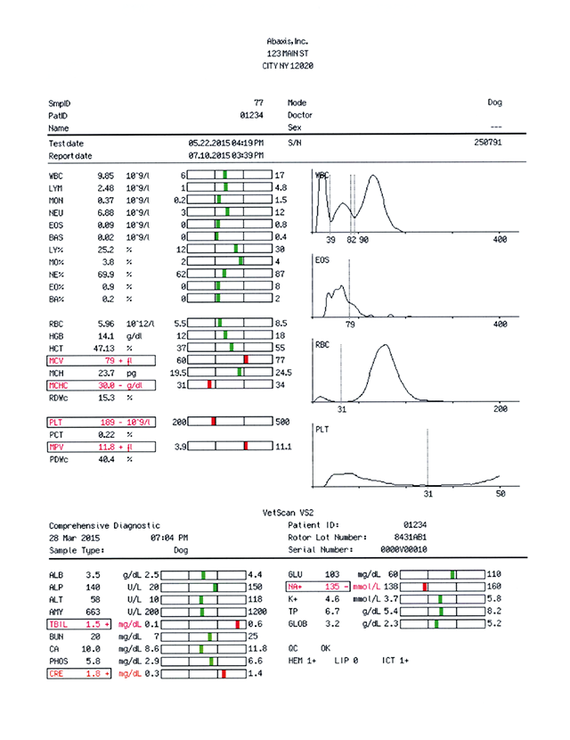 VETSCAN HM5 hematology analyzer